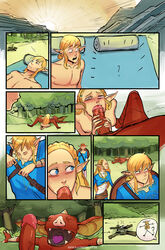 1girls 2boys balls blin_(tloz) blonde_hair blush bokoblin breasts breath_of_the_wild clothing cock_hungry comic comic_page cuckold disclaimer duo duo_focus erection fellatio female female_penetrated foreskin genitals group hair handjob hi_res huge_cock humanoid humanoid_pointy_ears hylian interspecies light-skinned_male light_skin link link_(breath_of_the_wild) long_hair long_penis male male/female male_penetrating male_penetrating_female nintendo oral oral_penetration outside pale_skin penetration penile penile_penetration penis princess_zelda public red-skinned_male red_skin sex spread_legs spreading straight text the_legend_of_zelda trio two-handed_handjob url video_games zelda_(breath_of_the_wild)