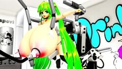 1girls 3d animated areolae ass_cleavage bikini body_modification bouncing_breasts breast_expansion breasts butt_crack cow_girl cow_print cow_print_bikini excessive_lactation female female_only gigantic_breasts green_hair hatsune_miku hose hucow_charlotte huge_breasts hyper_breasts hyper_lactation imbapovi injection lactation longer_than_30_seconds longer_than_one_minute machine mechanical mechanical_arms mechanical_fixation milk milking milking_machine mmd mooing nipples orgasm_factory sex_machine sloshing_breasts sound tears video vocaloid voice_acted