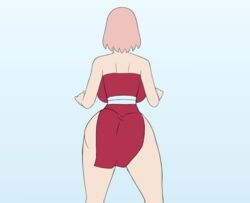 1girls alternate_breast_size animated ass ass_shake back backboob big_ass big_breasts big_butt biggies00 boruto:_naruto_next_generations bubble_ass bubble_butt busty butt dancing dress fat_ass favorite female_only huge_breasts jiggle large_breasts milf naruto naruto_(series) pawg pink_hair sakura_haruno short_skirt shounen_jump skirt skirt_lift small_waist tiny_waist twerking white_skin wide_hips wiggle