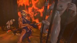 1futa 1girls 3d animated cage demon_girl doom duckbelimor funny futa_with_female futanari handjob human imp imp_(doom) rule_63 sfm skeleton source_filmmaker video