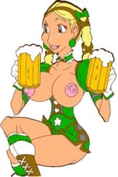 1girls alternate_costume animated beer beer_mug biannca biannca_(mnf) boots choker color colored curvy curvy_female dirndl dress earrings erect_nipples female french_braid germany green_clothing hair_band hair_ornament hair_ribbon headband large_breasts long_hair magic_shop meet_'n'_fuck_games motion_tweening nipples roninsong sitting smile solo solo_female solo_focus sprite tagme transparent_background twin_braids wide_hips