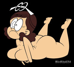 1girls ass barefoot big_ass birdup624 completely_nude completely_nude_female feet female female_only full_body grimphantom naked naked_female nude nude_female solo solo_female the_loud_house thicc_qt