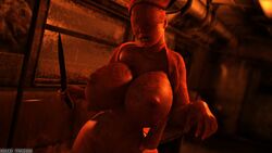 1girls 3d 3d_(artwork) 3d_model alternate_breast_size alternate_version_available artist_name big_breasts breasts bubble_head_nurse bursting_breasts buttons cleavage drakepowers female female_only horror knife konami large_breasts lowres monster monster_girl nurse nurse_(silent_hill) nurse_cap nurse_uniform silent_hill solo thick_thighs undead uniform virtamate watermark wide_hips