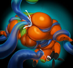 axel_the_tepig big_ass big_butt bubble_ass bubble_butt huge_ass justmegabenewell male male_only pokemon tentacle tentacles tepig