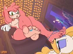 2021 amy_rose animated anthro anthro_on_anthro breasts chiropteran detailed_background domination duo eulipotyphlan female female/female foot_fetish foot_focus foot_lick foot_on_face foot_play frame_by_frame fur gif hedgehog hi_res jewelry licking loop mammal pink_body pink_fur red_toenails rouge_the_bat short_playtime sonic_(series) sonic_the_hedgehog_(comics) sonic_the_hedgehog_(series) tickling tickling_feet tongue tongue_out upov yuri