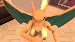 3d 3d_(artwork) anthro big_breasts breasts charizard digital_media_(artwork) duo fellatio female first_person_view genitals hand_on_penis hi_res human human_penetrating humanoid male male/female mammal nintendo nipples oral outside penetration penile penis pokémon_(species) pokemon pokemon_(species) quartetoranges sex spread_wings video_games wings