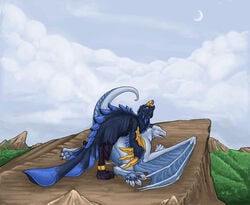 anzu_(warcraft) blizzard_entertainment byzil female male mount_(warcraft) northrend raven_lord_(warcraft) sholazar_basin tagme warcraft world_of_warcraft