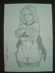 breasts daikon_(artist) dc female supergirl tagme