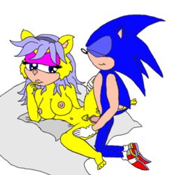 animated archie_comics breasts closed_eyes duo erect_nipples erection female finger_in_mouth hair hedgehog interspecies knownvortex male mammal mina_mongoose missionary_position mongoose nude sex sonic_(series) sonic_the_hedgehog spread_legs straight thrust