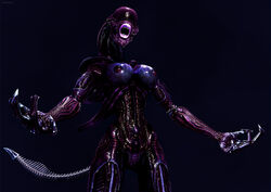 breasts character_name cinema_4d female_xenomorph monster monster_girl xenomorph xilf