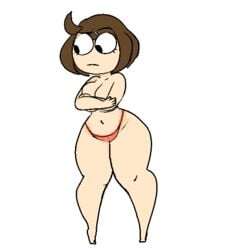 1girls big_breasts breasts brown_hair claire_&_james clarissa_macias female_focus female_only james_bear short_hair thick_thighs thighs youtube youtuber