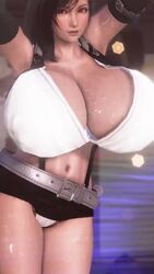 1girls 3d 9:16 animated arms_behind_head arms_up bimbo black_hair bouncing_breasts caramelldansen curvaceous curvy curvy_body dancing elbow_gloves final_fantasy final_fantasy_vii huge_breasts large_breasts looking_at_viewer loop mac_r18_nsfw mmd nipple_bulge no_sound revealing_clothes shorter_than_10_seconds solo sweat sweatdrop thick thick_thighs tifa_lockhart tight_clothing tight_skin vertical_video video voluptuous wet wet_clothes wet_panties wet_pussy wet_skin wide_hips