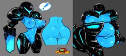 armored dark samus from metroid by crap-man