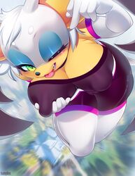 rouge the bat from sonic (series) by tsampikos