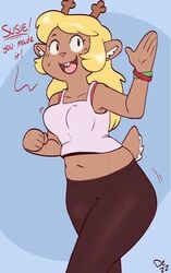 noelle holiday from deltarune by dezz