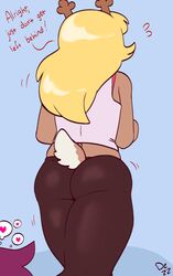 noelle holiday from deltarune by dezz