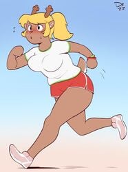 noelle holiday from deltarune by dezz