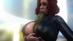 1boy 1boy1girl 1girls 3d 3d_(artwork) alternate_breast_size avengers big_breasts big_penis bimbo black_widow_(marvel) blowjob breast_grab breast_squeeze breasts busty fellatio fellatio_while_paizuri female female_focus green-skinned_male green_skin half-closed_eyes huge_breasts huge_cock hulk hulk_(series) human large_breasts light-skinned_female light_skin male male/female marvel marvel_comics natasha_romanoff open_mouth outercourse paizuri penis penis_between_breasts penis_in_mouth red_hair s.h.i.e.l.d. short_hair straight superheroine vaako