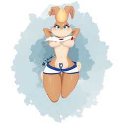 1girls a_z_artist anthro basketball basketball_uniform bunny bunny_girl lola_bunny looking_at_viewer looney_tunes space_jam space_jam:_a_new_legacy underboob warner_brothers