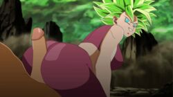 1boy 1girls all_fours animated ass ass_focus ass_up bent_over big_ass big_breasts big_penis blue_eyes breasts buttjob clothing doggy_style dragon_ball dragon_ball_super female female_saiyan from_behind fusion green_hair karot kefla large_ass large_penis legendary_super_saiyan looking_back looking_pleasured nude_male patreon saiyan shaking shounen_jump solodusk57 super_saiyan teacher_and_student teeth tournament_of_power twerking