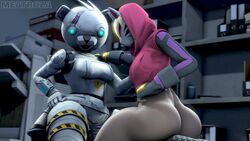 1boy 2girls 3d animated catalyst_(fortnite) fortnite fortnite:_save_the_world large_ass meatroza metal_team_leader robot_breasts robot_pussy sound tagme threesome video