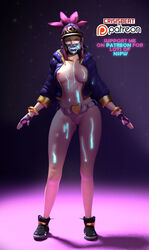 akali jhomen tethi from k/da series by crisisbeat