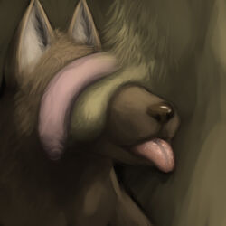 anthro balls canid canine canis domestic_dog duo flaccid genitals hi_res humanoid_genitalia humanoid_penis long_penis male male/male mammal maskopatol meme penis pubes saggy_balls tea_bagging teabag these_aren't_my_glasses tongue tongue_out vein veiny_penis