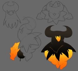 1boy 2d 2d_(artwork) 2d_artwork armless ass big_ass big_balls big_penis black_clothing blush blush_lines blushing bulge butt cloth darkner deltarune deltarune_chapter_3 demon demon_horns eram eram_(deltarune) eyeless eyeless_male fang fangs glowing glowing_body glowing_penis gray_background grey_background horns huge_ass huge_balls huge_cock legs_apart legs_spread living_clothes looking_at_viewer male orange_body prickly_penis profile_view shadow_mantle solo spiky_cock spread_legs spreading thick thick_ass thick_butt thick_hips thick_penis thick_thighs undertale_(series)