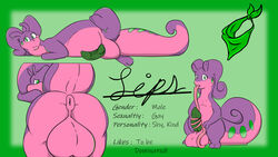 16:9 anthro balls big_balls donut_anus english_text feral feral_only genitals goodra hi_res huge_balls hyper hyper_balls hyper_genitalia jesse_the_dragon lips_(soursylveon) male model_sheet nintendo pokémon_(species) pokemon pokemon_(species) semi-anthro shy solo text video_games widescreen