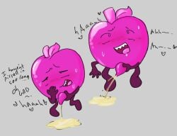 adamationz apple_(ii) inanimate_insanity object_shows osc pee peeing peeing_on_floor tentacle_penis
