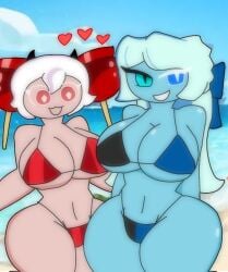 big_ass big_breasts candy_apple_cookie cookie cookie_run femshadow_milk_cookie lady_in_azure_(shadow_milk_cookie) shadow_milk_cookie tagme tagme_(artist)