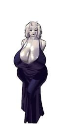 1girls cleavage cleavage_overflow curvaceous curvy curvy_female curvy_figure deltarune dialogue digital_drawing_(artwork) digital_media_(artwork) dress female female_focus female_only hi_res high_resolution highres hips jpeg milf mommy mommy_milkers no_background oppmann purple_clothes purple_clothing purple_dress revealing_clothes shiny_body shiny_dress shiny_fur short_hair simple_background solo solo_female solo_focus toriel toriel_(deltarune) voluptuous voluptuous_body voluptuous_female white_background white_body white_hair
