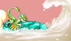 absurd_res alien animal_genitalia animal_penis antennae_(anatomy) anthro avali big_penis bodily_fluids canine_genitalia canine_penis cum cum_flooding dark_sclera drooling excessive_cum excessive_genital_fluids feathered_arms feathered_tail feathers genital_fluids genitals giant_sperm hi_res huge_penis hyper hyper_cum hyper_genitalia hyper_penis male mango_(mango_margs) mango_margs overstimulation overwhelmed penis saliva small_but_hung solo sperm_cell tail vein veiny_penis