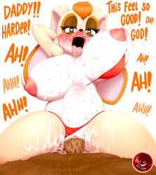 2026 abdominal_bulge absurd_res anthro anthro_penetrated areola big_breasts bikini blush bodily_fluids breasts clothing cum dexstar dialogue digital_media_(artwork) duo english_text eyebrows faceless_character faceless_male female female_penetrated front_view genital_fluids genitals hair hi_res huge_breasts lagomorph leporid looking_at_viewer male male/female male_penetrating male_penetrating_female mammal nipples open_mouth penetration penis rabbit red_clothing sega sex solo_focus sonic_the_hedgehog_(series) spread_legs spreading swimwear text tongue tongue_out two-piece_swimsuit vaginal vaginal_penetration vanilla_the_rabbit vulva