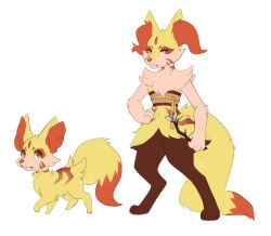 braixen fennekin generation_6_pokemon nintendo pokemon pokemon_(species) rkitsune