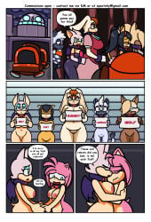 amy_rose bat bunny cat embarrassed embarrassed_nude_female female fur furry hedgehog honey_the_cat lemur nipples nude prisoner pussy rabbit rouge_the_bat sonic_(series) sonic_the_hedgehog_(series) sqootshy tangle_the_lemur vanilla_the_rabbit whisper_the_wolf wholesome wholesome_end wolf
