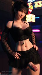 3d 3d_(artwork) 3dx final_fantasy final_fantasy_vii futa futa_only futanari huge_cock large_breasts large_penis muscular muscular_futa tifa_lockhart veiny_penis vivacious3d