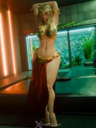 3d 3d_model 3d_render alternate_hairstyle armlet armpit_fetish armpits arms_up big_breasts big_butt big_nipples big_thighs blender blender_(software) blonde-haired_female blonde_female blonde_hair blonde_hair_female bracelet breasts circlet commission cosplaying_as_character crown elden_ring eldenring eldenringfanart feet female female_focus female_only fromsoftware goddess gold_eyes gold_jewelry golden_eyes hair_over_one_eye heel_boots heels light-skinned_female marika_the_eternal mature mature_female model_pose modeling nipples nude nude_female oiled oiled_body oiled_skin patreon_artist pink_nipples queen queen_marika_the_eternal render sandals standing sweat sweating sweaty_body thighlet toes wet