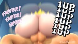 1boy 1girls 3d 3d_(artwork) ass ass_focus balls bedroom big_ass big_butt blonde_hair bubble_ass bubble_butt butt butt_focus dat_ass dat_butt duo female female/male female_focus indoors kabalmystic_(style) light-skinned_female light-skinned_male light_skin long_hair male male/female mario mario_(series) motion_blur nintendo part_4 princess_peach sex sloth_bones_(artist) text thick thick_ass thick_butt thighs unseen_face