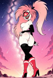 ai_generated artesensuale ass cherri_bomb female female_only hazbin_hotel naked naked_boots naked_female nipples nude nude_female pussy solo solo_female solo_focus
