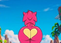 amy_rose butt classic_amy_rose sonic_the_hedgehog_(series)