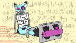 16:9 4k absurd_res anthro apology bdsm begging bodily_fluids bondage bound chastity_cage chastity_device collar crying curling_toes dialogue domestic_cat english_text feet felid feline felis forced help_me helpless hi_res laugh long_term long_term_bondage long_term_chastity male mammal metal_collar orgasm_denial permanent questionable_consent reastraints restraints showtheash solo straitjacket tears text tickle_fetish tickle_torture tickling tickling_feet tickling_machine toe_restraints widescreen