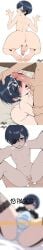 after_fellatio ai_generated anal anal_penetration anal_sex anus big_ass black_butler blue_eyes blue_hair blush blushing ciel_phantomhive cum cum_drip cum_in_mouth cum_on_body cumshot eyepatch feet fellatio femboy flaccid flaccid_penis foot_fetish foot_focus gay girly girly_boy heart hearts kuroshitsuji large_ass otoko_no_ko otokonoko penis sissy small_penis steam steamy_breath tongue tongue_out trap v1bby11 yaoi