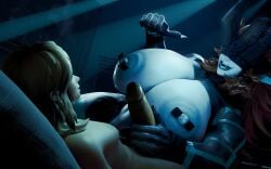 3d_(artwork) arm_support bedroom big_breasts big_penis blonde_hair breasts clothing covered_eyes curvy_figure dark dark_body digital_media_(artwork) duo erection female genitals gesture hair hand_gesture happy headgear headgear_only headwear headwear_only hi_res holding_penis huge_breasts human humanoid humanoid_genitalia humanoid_penis humanoid_pointy_ears hylian inside interspecies larger_female leafytheleafer leaning_on_elbow light light_beam link lipstick looking_at_another lying makeup male male/female mammal midna midna_(goddess_form) moonbeam moonlight mostly_nude multicolored_body muscular muscular_female nintendo nipple_piercing nipples not_furry nude on_back open_mouth orange_hair painting_(object) penis piercing pillow pointing pointing_at_self pointy_ears size_difference smaller_male smile tattoo teeth text the_legend_of_zelda twili twilight_princess two_tone_body voluptuous widescreen