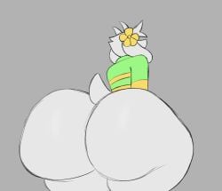 asriel_dreemurr auratw1nk big_ass bubble_butt femboy furry huge_ass hyper_ass tagme thick_thighs wide_hips