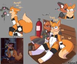 absurd_res aftercare anthro aphrodisiac aphrodisiac_gas bdsm bondage bound breath comfort comforting femboy fokkorev generation_8_pokemon hi_res intersex intersex/male kissing_cheek male nickit nintendo panting pokemon pokemon_(species) rescue shaking superhero trembling