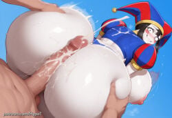 1girl ai_generated alternate_version_at_source big_ass big_breasts big_butt big_eyes big_hips blush breasts buttjob child_bearing_hips cumming fortnite fortnite:_battle_royale hips_wider_than_shoulders huge_ass huge_breasts hypet pale-skinned_female pale_skin pomni_(the_amazing_digital_circus) shiny shiny_skin simple_background steam steaming_body tagme the_amazing_digital_circus thick thick_ass thick_hips thick_legs thick_thighs thighs wide_hips