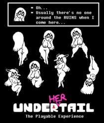 1girls alternate_universe blooksanap breasts female female_only genitals ghost hatbeemo humanoid monster monster_girl_(genre) napstablook nipples pixel pixel_art pussy rule_63 solo spirit sprite_art under(her)tail under(her)tail_love_and_lust undertale upside-down video_games