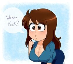 big_breasts breasts brown_eyes brown_hair claire_&_james clarissa_macias source_request youtube youtuber yunoclarissa