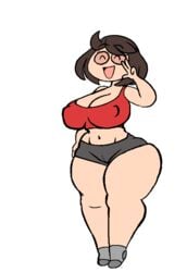 1girls big_breasts breasts claire_&_james clarissa_macias female_focus female_only huge_breasts james_bear thick_thighs thighs youtube youtuber